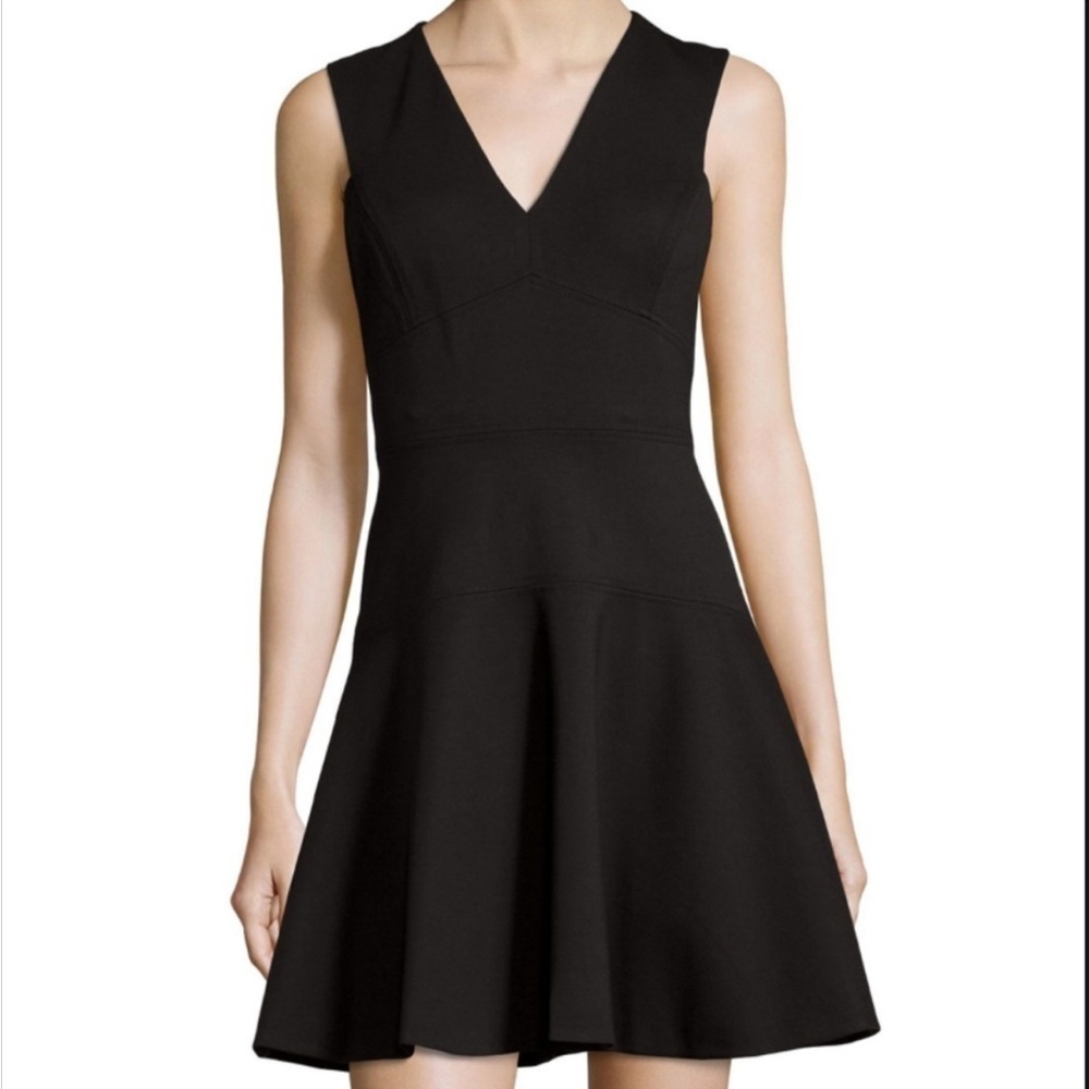 Rebecca Taylor Fit Flare Silk Dress